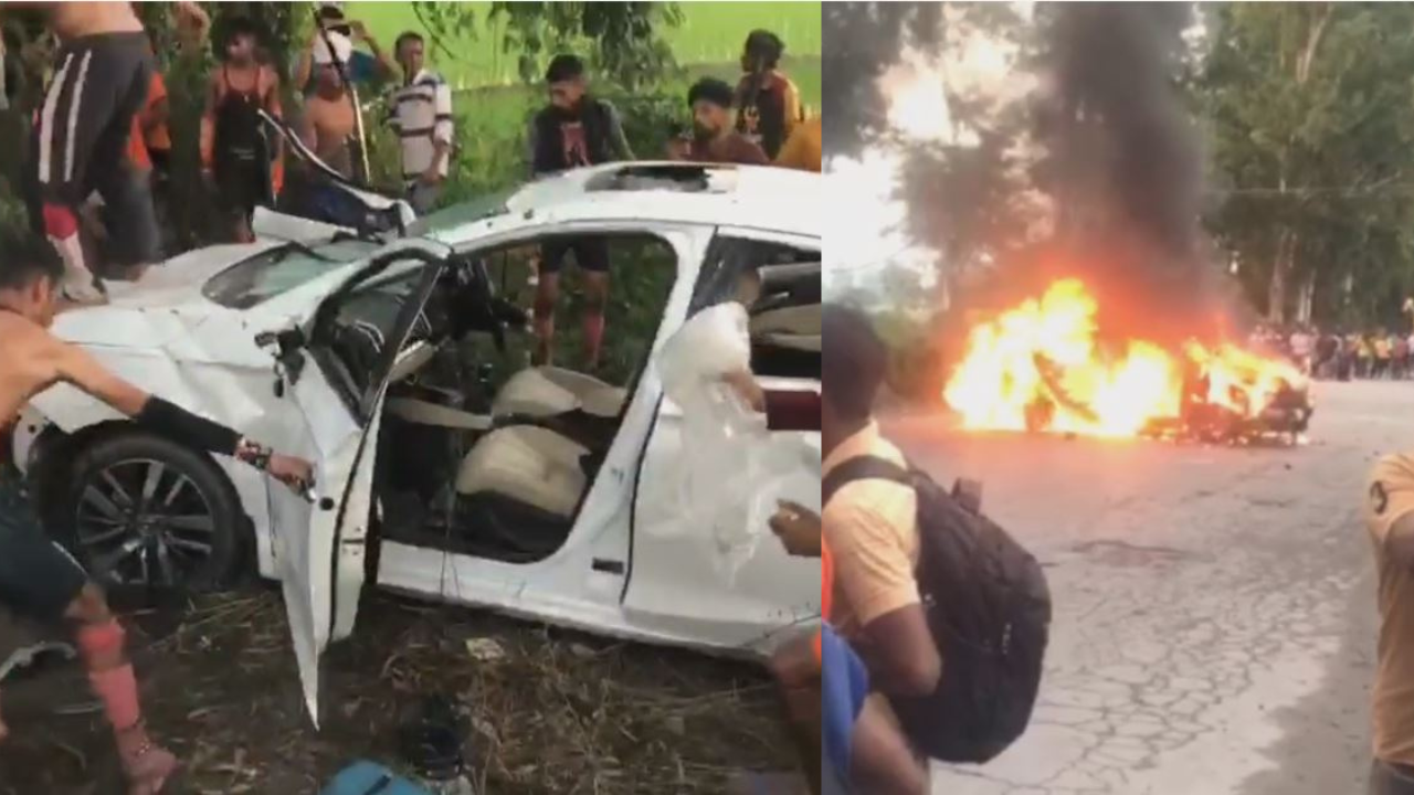 Haryana News: कांवड़ियों को कार ने मारी टक्कर, 3 बुरी तरह घायल, | News hindi |