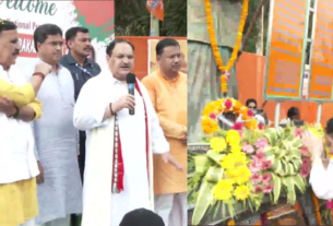 Tripura assembly election 2022, त्रिपुरा के दो दिवसीय दौरे पर पहुंचे राष्ट्रीय....