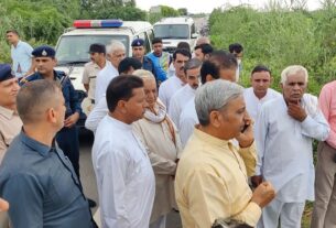 Haryana hindi news, कृषि मंत्री जेपी दलाल ने बारिश से प्रभावित फसलों का.....