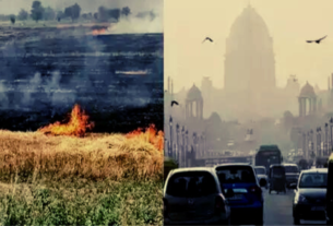 Delhi Pollution, दिल्ली में बढ़ा प्रदूषण का ग्राफ, पराली बन रही है वजह.... | News |