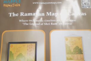 Aaj ki taja khabre, अंतरराष्ट्रीय गीता महोत्सव में रामायण काल खंड का नक्शा बना...