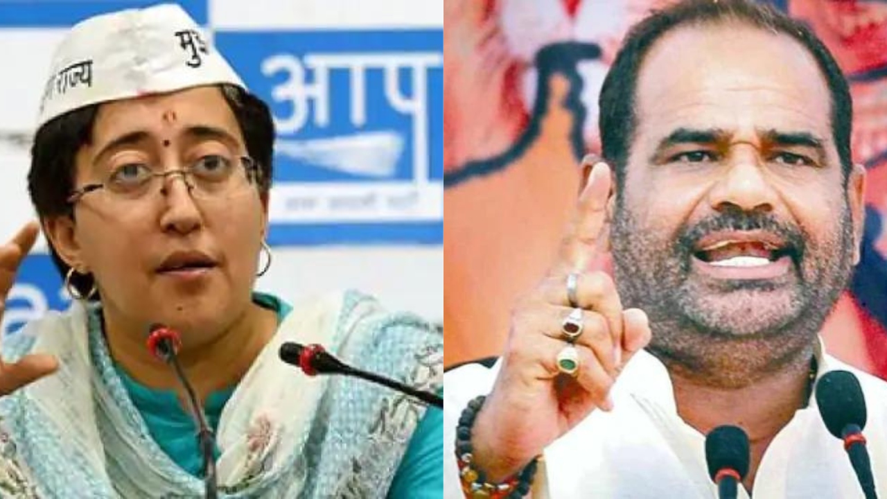 Delhi news, BJP सांसद रमेश बिधूड़ी के घर का घेराव करेगी AAP, कहा झुग्गी .......