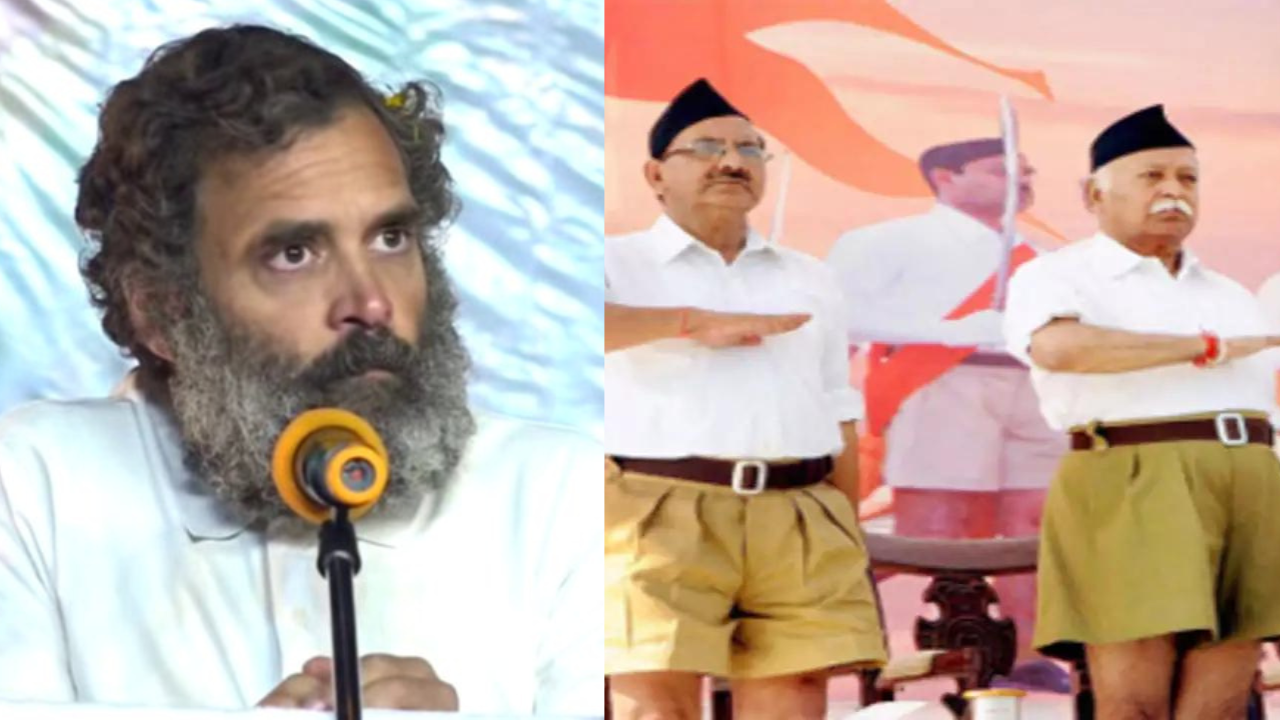 Rahul gandhi latest news, राहुल गांधी ने क्यों दी RSS को कौरवों की संज्ञा ? Live