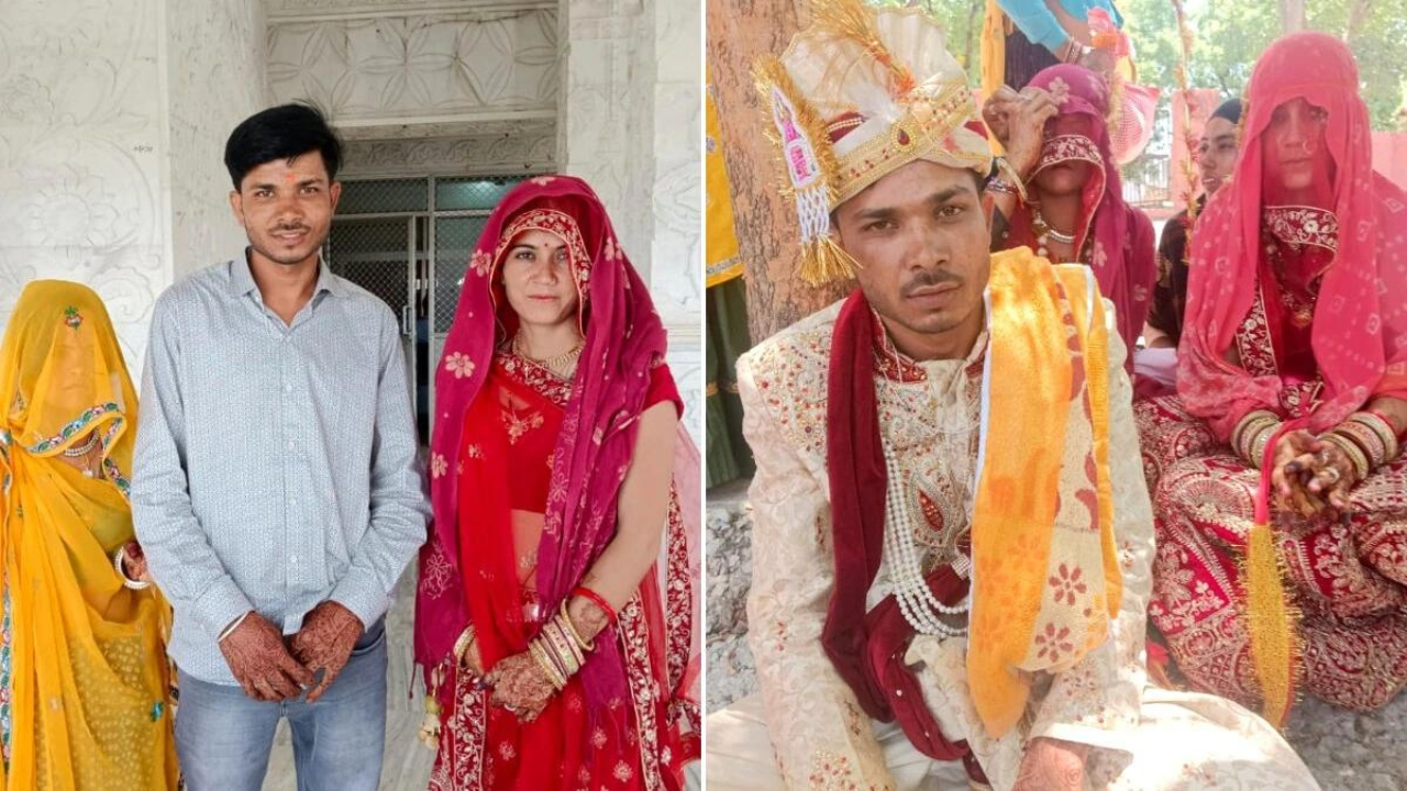 rajasthan news, दो सगी बहनों ने की एक ही लड़के से शादी, एक B.Ed तो दूसरी 8वी..