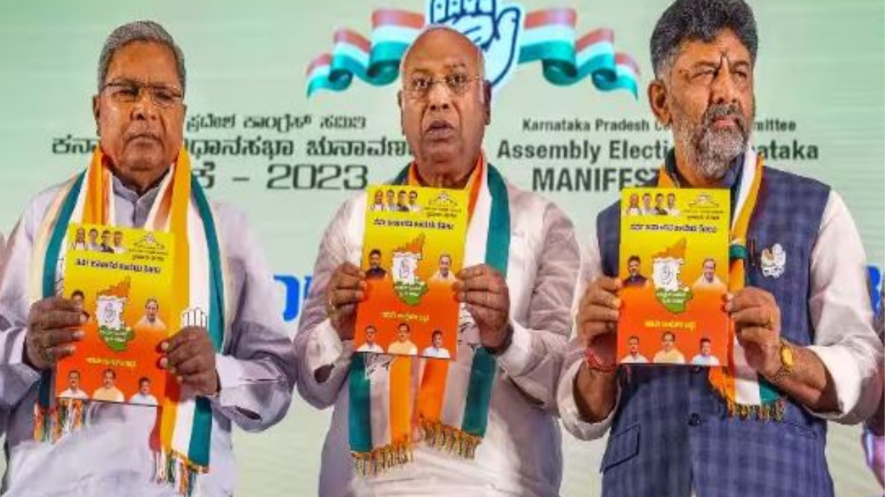 Karnataka Election 2023,कर्नाटक चुनाव में कांग्रेस ने जारी किया घोषणा पत्र, जानें..