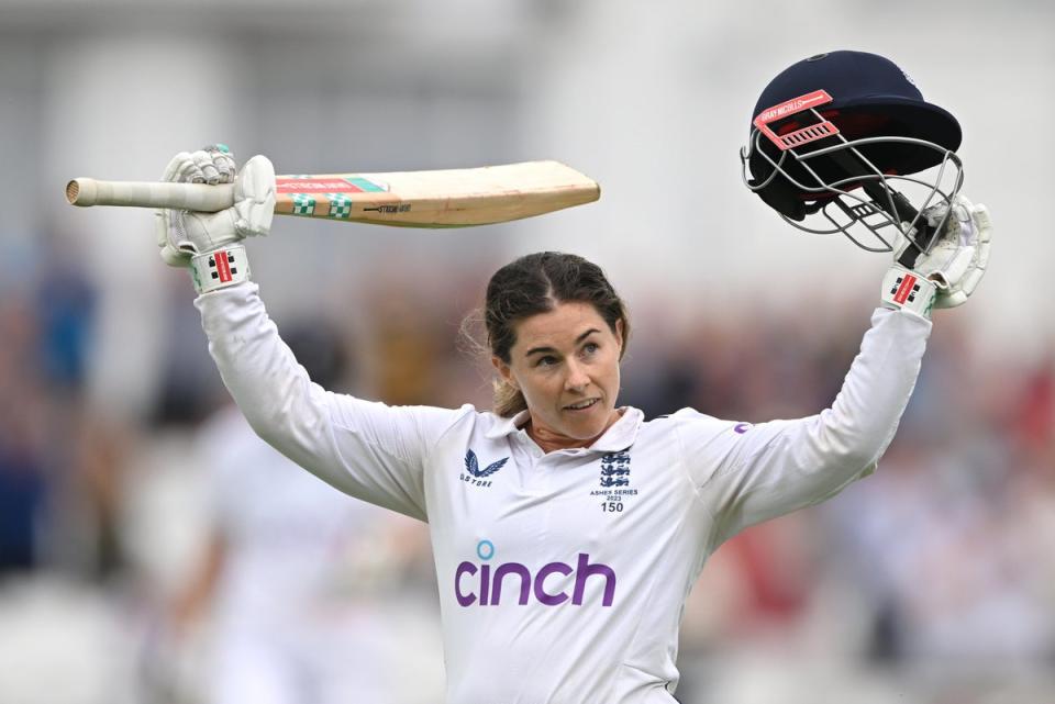Tammy Beaumont did a great feat by scoring a century, became only the second woman to do so