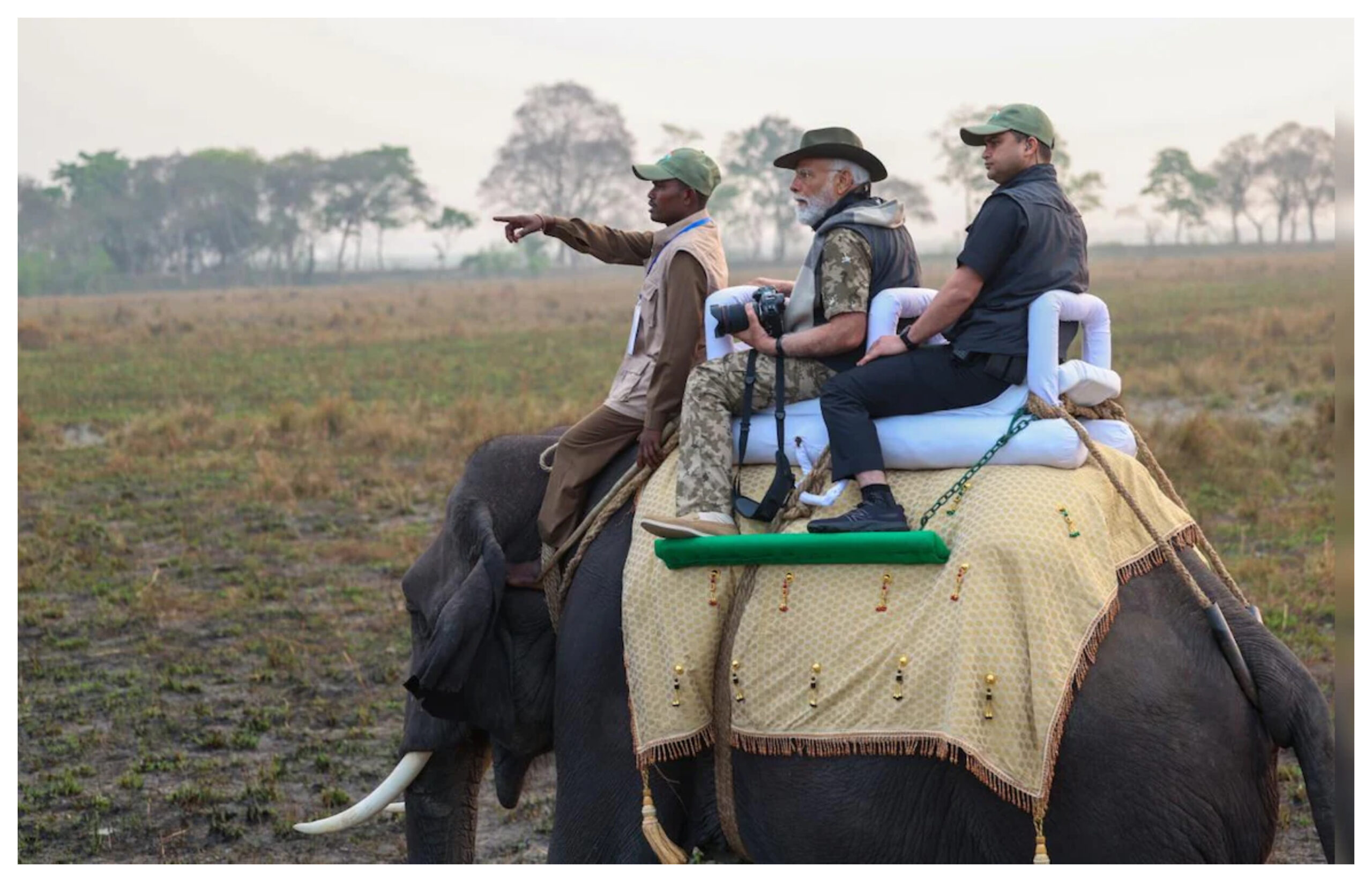 PM Modi enjoyed jungle safari in Kaziranga National Park, Assam
