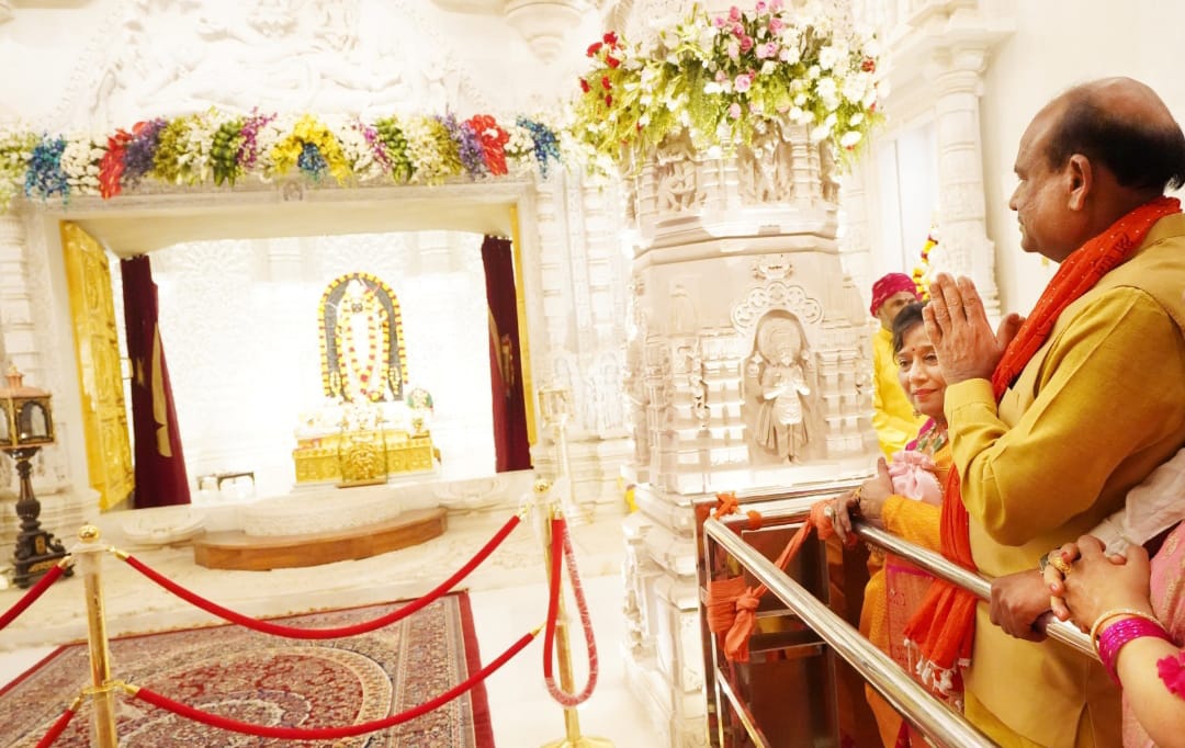 Om Birla Visits Ayodhya