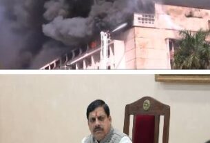 Bhopal: The fire in the state secretariat has been controlled - CM Mohan Yadav, bhopal-fire-broke-out-in-madhya-pradesh-ministry-building-vallabh-bhawan-in-bhopal news in hindi