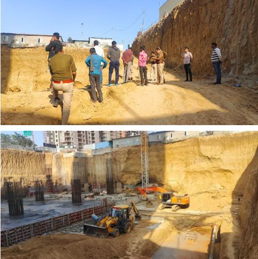 Rajasthan: Three workers died due to soil collapse in the basement of the mall being built in Jaipur.