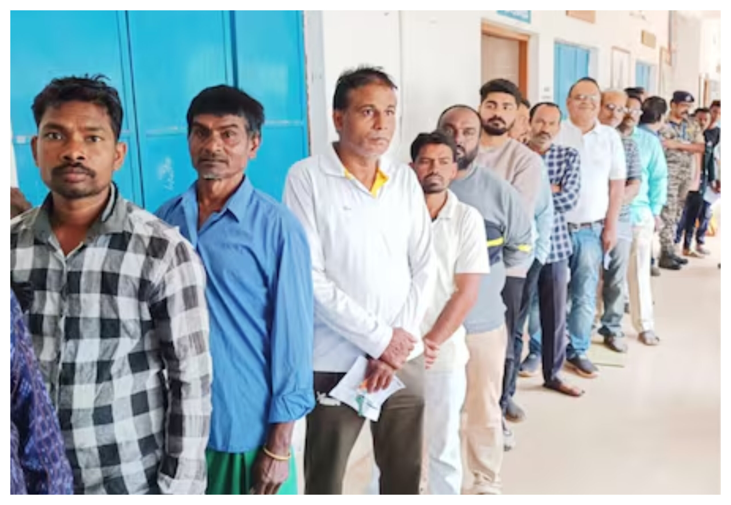 First Phase Voting: Voters reached polling booth early in the morning in Kanker, Chhattisgarh, First Phase Voting in Chhattisgarh