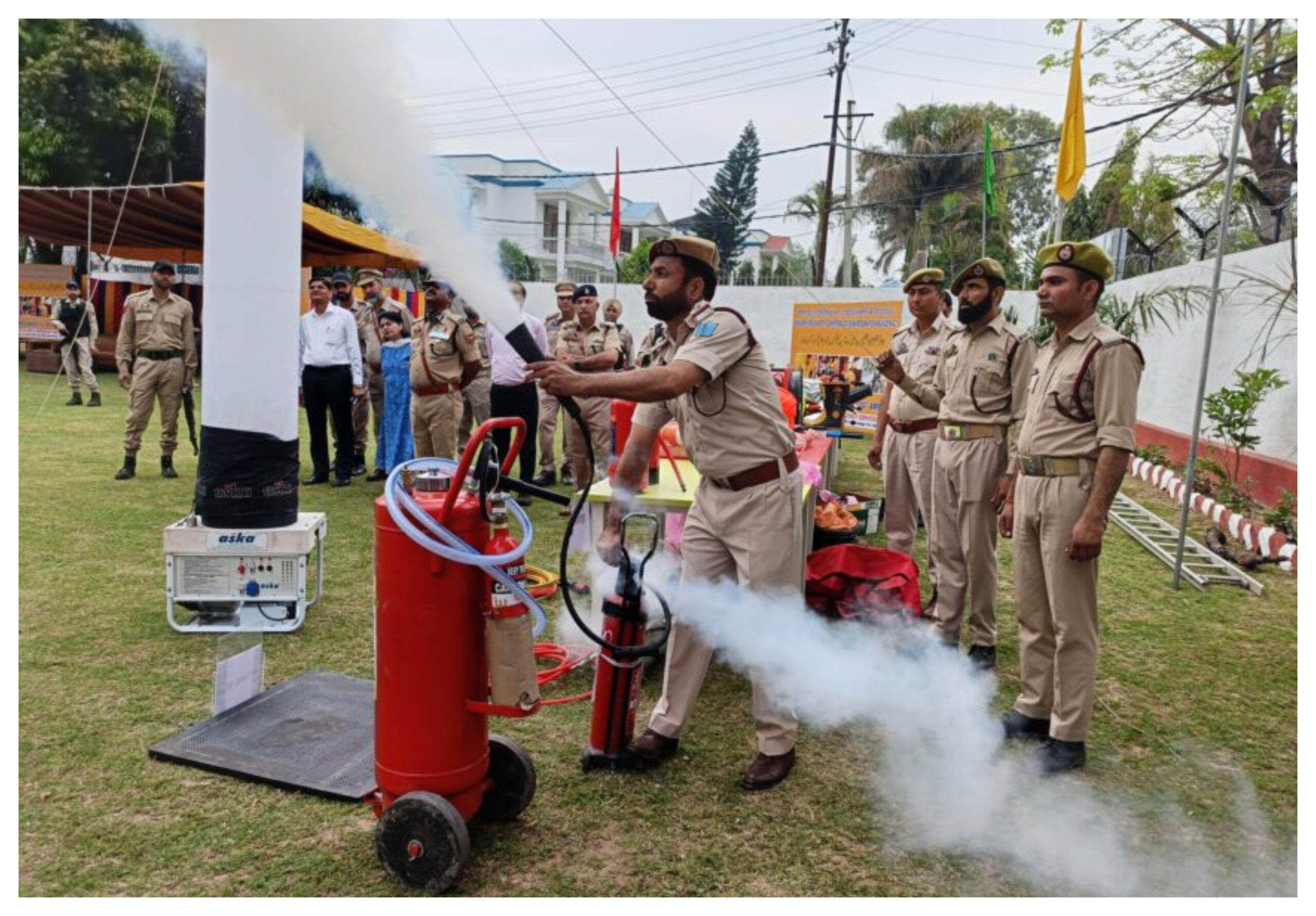 Jammu Kashmir: Fire department launched awareness and training campaign in Srinagar.