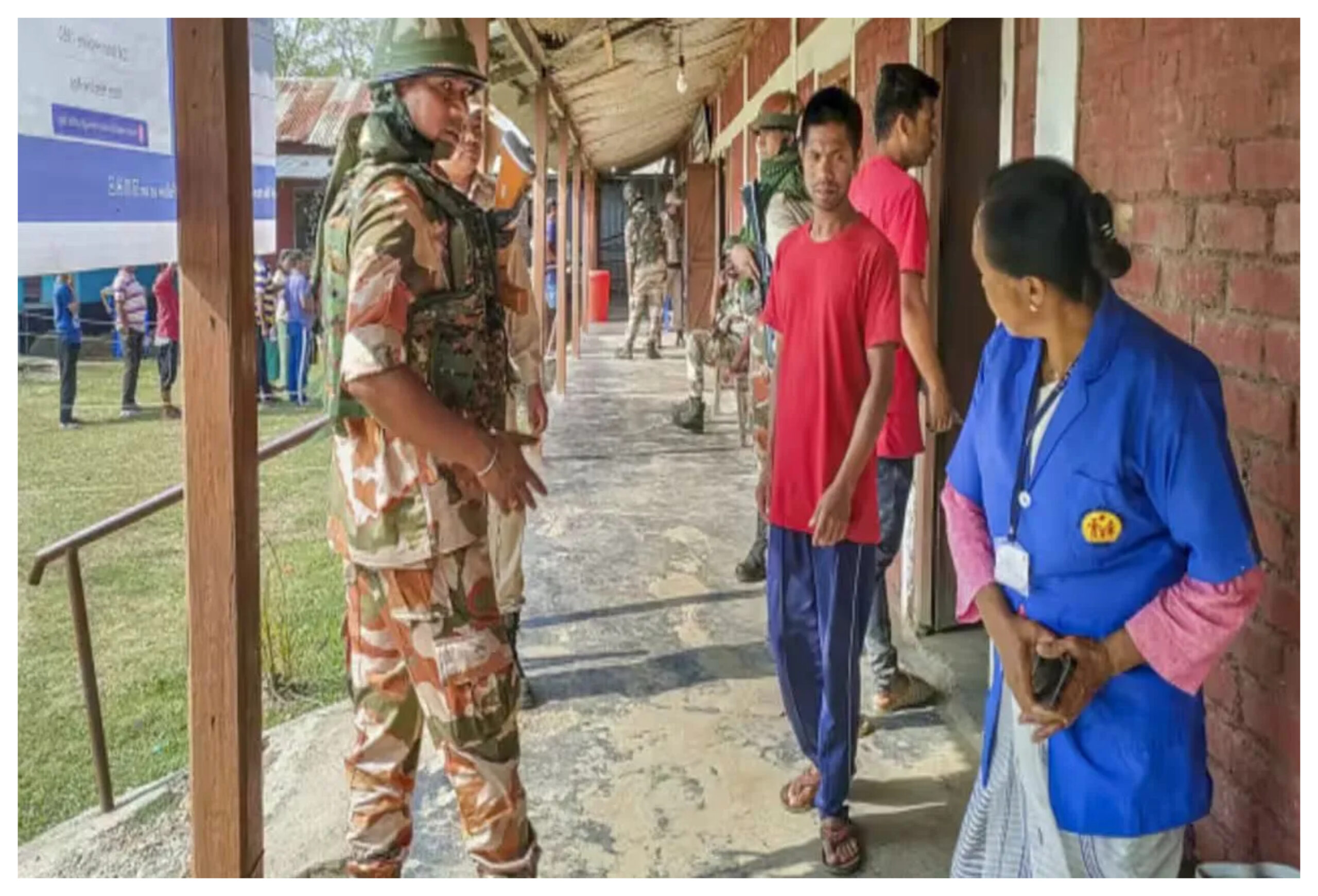Second Phase Voting: Voting continues amid tight security in Outer Manipur seat, Second Phase Voting in Manipur