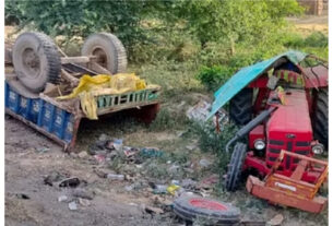 Uttar Pradesh: Truck collides with tractor-trolley in Mainpuri, four people killed,horrific-road-accident-in-mainpuri-truck-collides-with-tractor-trolley