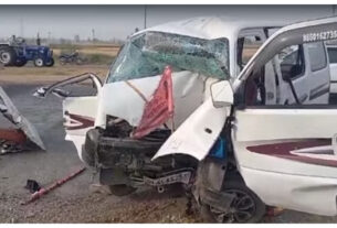 Haryana: Car accident in Sonipat, four including woman and children died, haryana aciident news in hindi