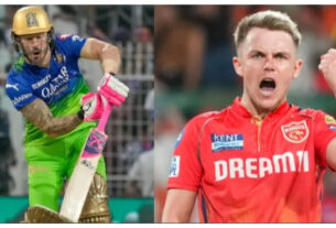 IPL: Fine on RCB's Faf Duplessis and Punjab Kings' Sam Curran in hindi news, faf-du-plessis-sam-curran-fined-for-ipl-code-of-conduct-breaches