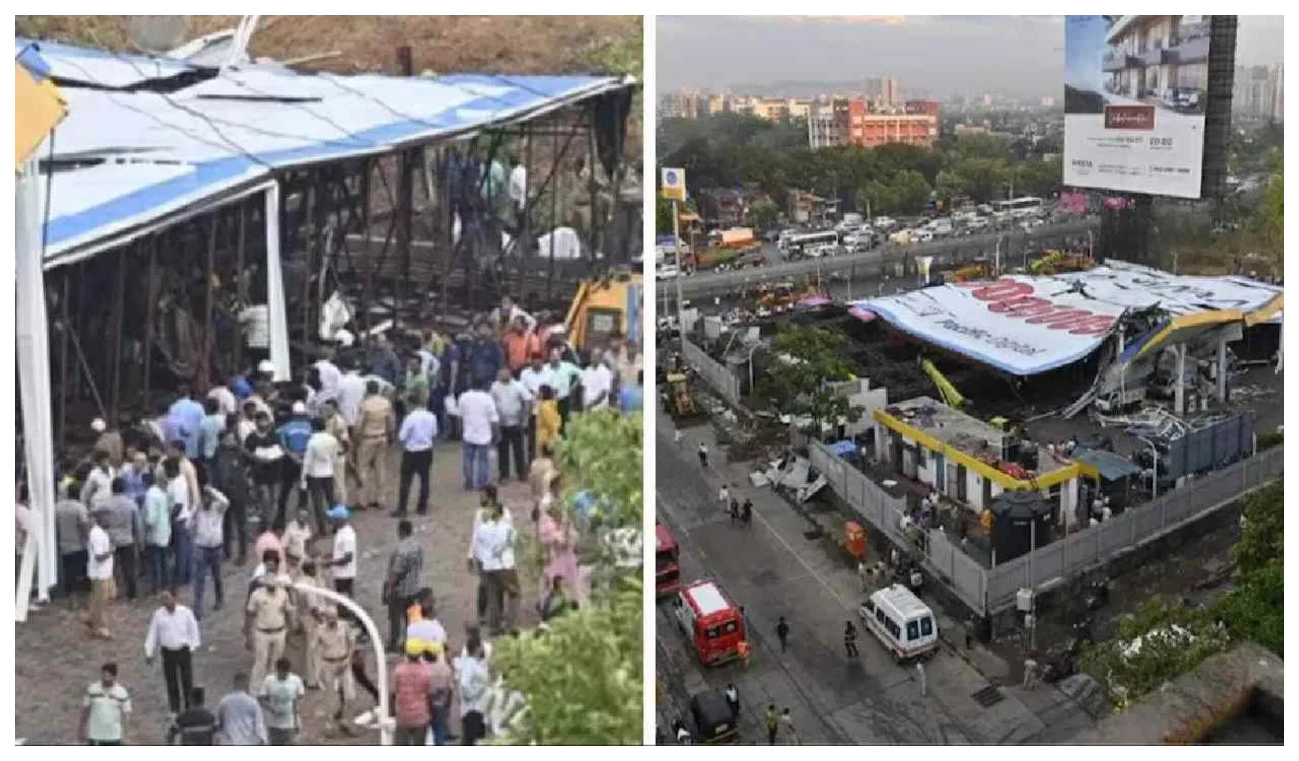 Maharashtra: BMC woke up after the accident, work to remove illegal hoardings started, Mumbai Hoarding Collapse, Mumbai Hording, Mumbai Hording Accident, #mumbai, #hording, #accident, #ghatkopar, #BMC, #police, #investigation, #fire,Ghatkopar hoarding Accident, Ghatkopar Illegal hoarding Accident, BMC, BMC Fir on Police, Mumbai Hording Investigation-youtube-facebook-twitter-amazon-google-totaltv live, total news in hindi