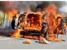 Haryana: Driver burnt alive after car catches fire, crime news in hindi, aaj ki khabar, haryana, delhi, chandigarh-youtube-twitter-google-amazon-facebook