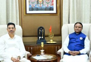 Odisha: Meeting between Governor Hari Babu Kambhampati and CM Mohan Charan Majhi,