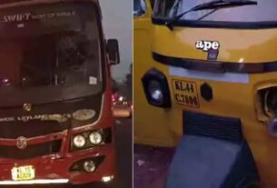 Kerala Accident: Bus-autorickshaw collision in Thrissur, 4 year old girl dies, One teenager died, roadways bus hit two teenagers, the driver fled from the spot, road accident in Alwar, roadways bus hit two teenagers walking on the roadside, one died,