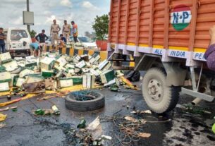 Uttar Pradesh: Trucks collide due to dense fog, 3 dead, 2 injured, UP News, Hathras News, Hathras road accident, death, UP News, Hathras News, Hathras road accident, death