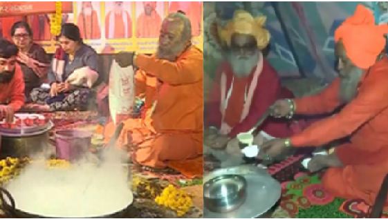 Maha Kumbh 2025 Mela,Rabdi Baba,Rabdi wale Baba,Free offer rabdi in Maha Kumbh,Lifestyle"