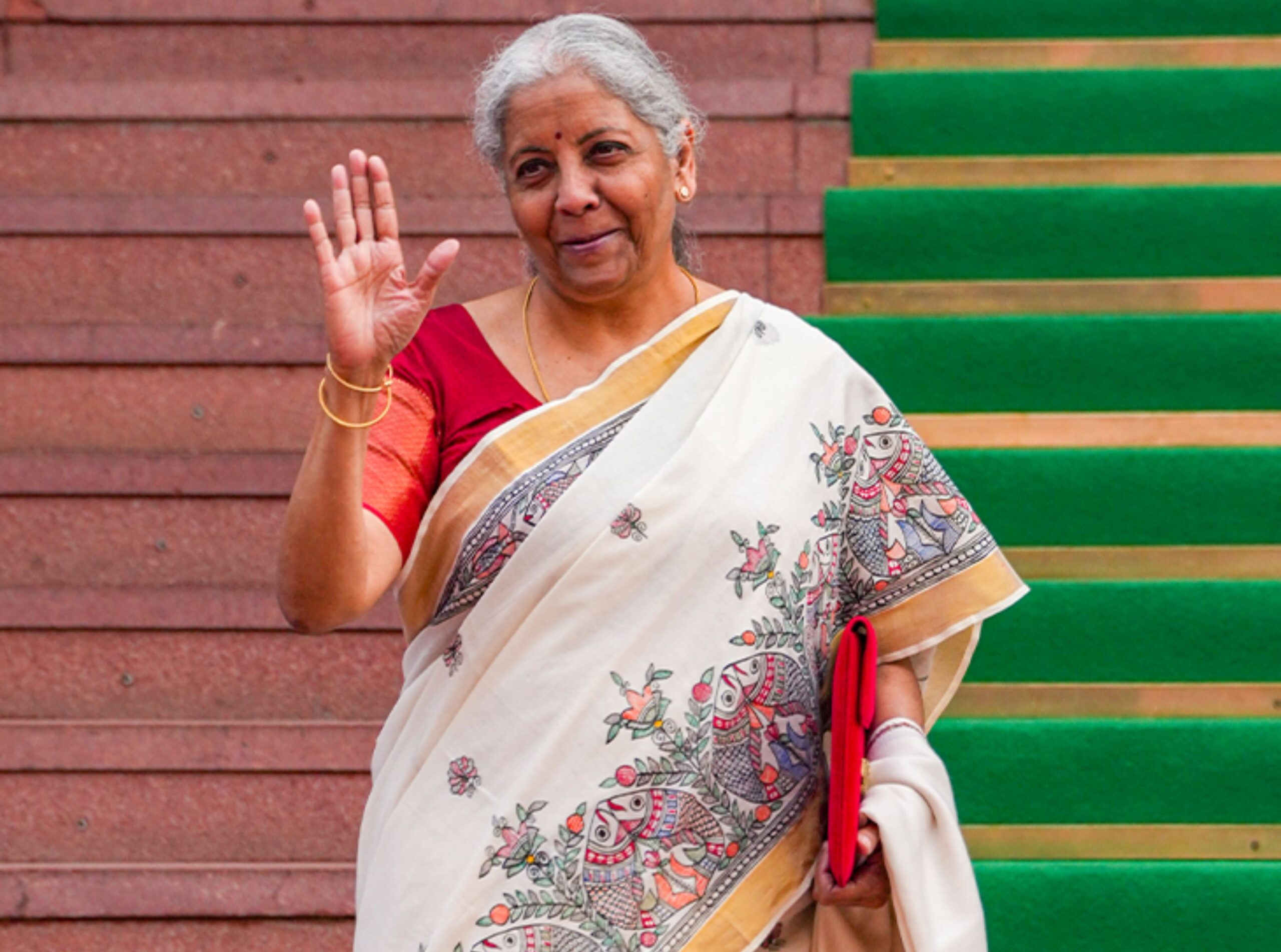 Budget 2025-26: Nirmala Sitharaman presented the budget wearing a saree with Mithila painting, Padmashree Dulari Devi had presented it, Budget 2025, Budget Nirmala Sitharaman, Nirmala Sitharaman Saree, Nirmala Sitharaman Madhubani Saree, Dulari Devi Madhubani