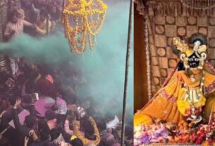 Banke Bihari Temple Holi: