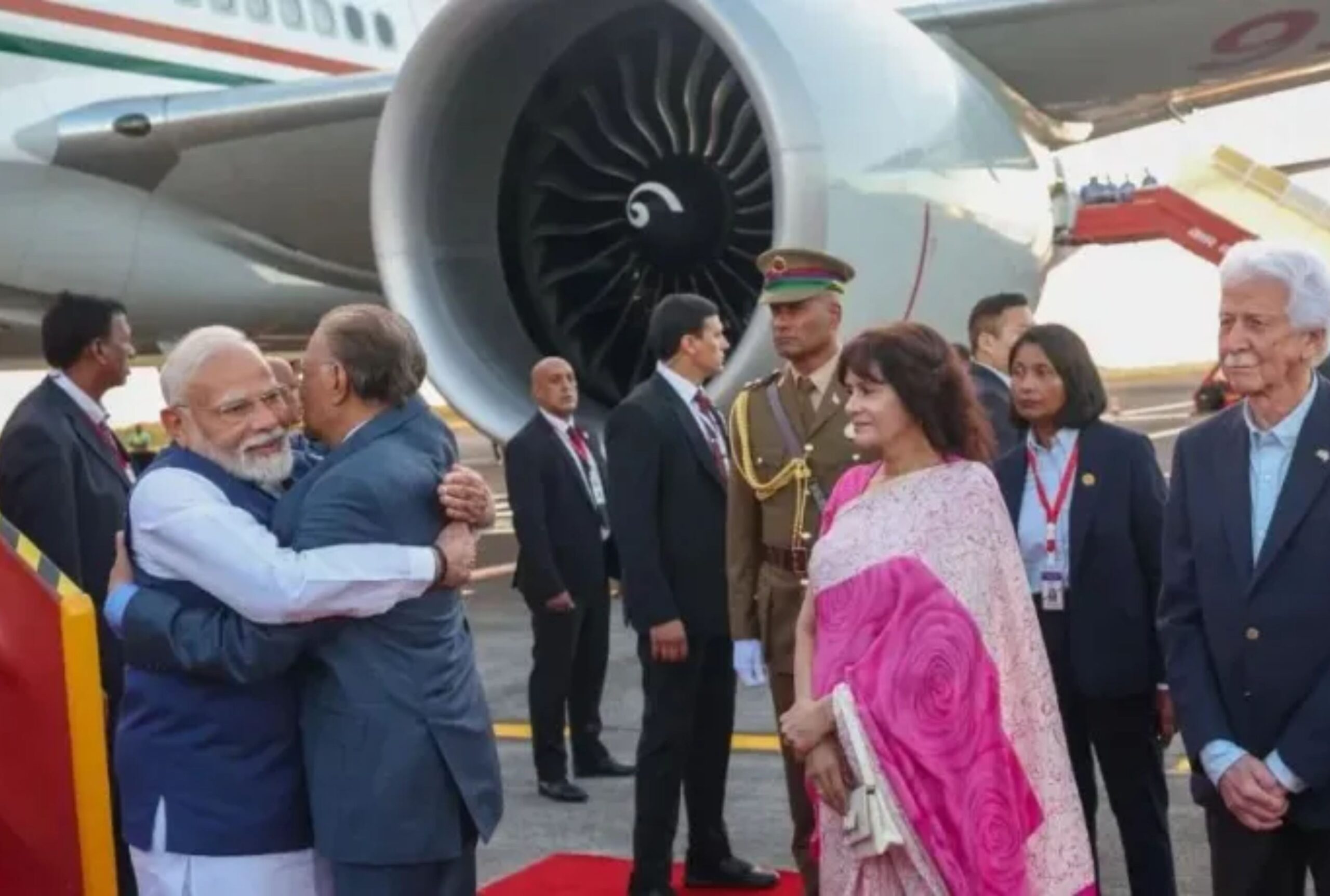 Political News: PM Modi gets a warm welcome in Mauritius, meets Indian immigrants, Modi's Mauritius visit, Modi in Mauritius, PM Modi Mauritius visit, Mauritius PM Navinchandra Ramgoolam, PM Modi Mauritius visit, Prime Minister Narendra Modi on a two-day visit to Mauritius