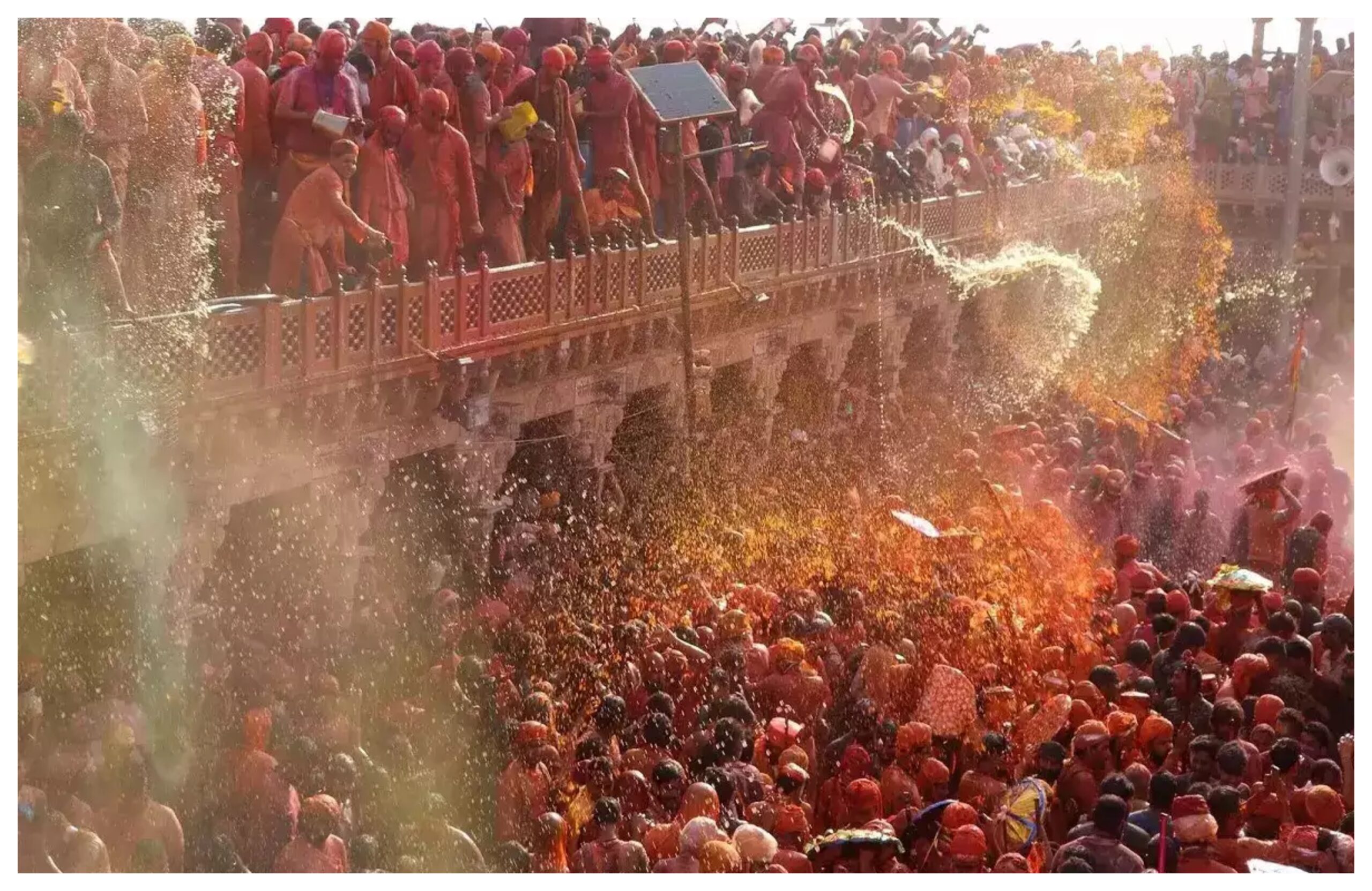 Vrindavan: Holi celebrations in Braj, devotees playing with colors and flowers in Krishna's city Vrindavan, When is Braj Holi, Braj Holi 2025 dates, Mathura Braj Holi, Vrindavan Braj Holi, Braj Holi 2025 schedule, Braj Holi date, Holi 2025 Braj, Holi 2025, Mathura Holi celebrations, Vrindavan Holi, Mathura News in Hindi, Latest Mathura News in Hindi, Mathura Hindi News
