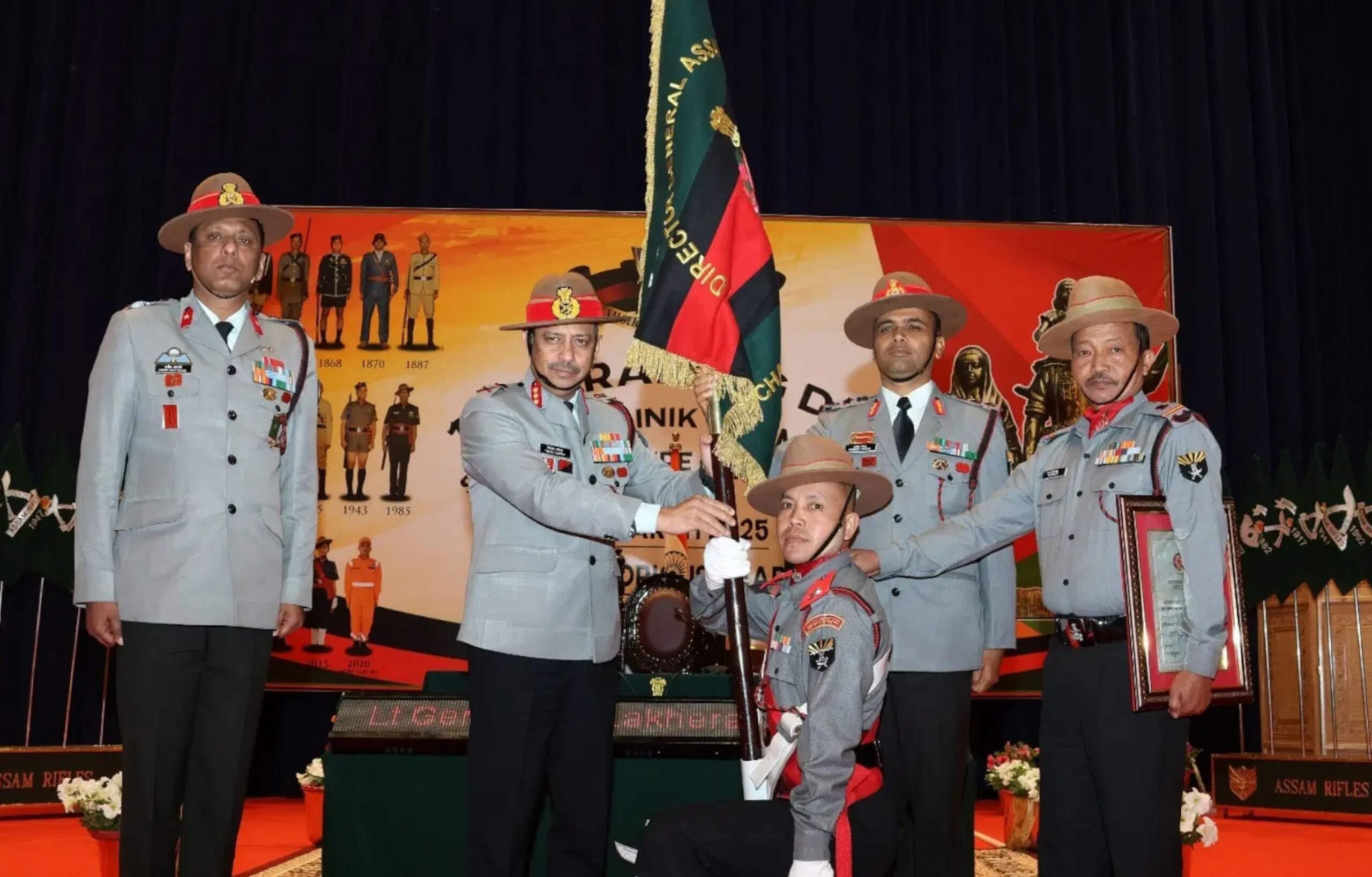 Assam Rifles: Assam Rifles celebrates 190th Raising Day at Shillong Headquarters, Assam, assam rifles, India News in Hindi, Latest India News Updates, Assam