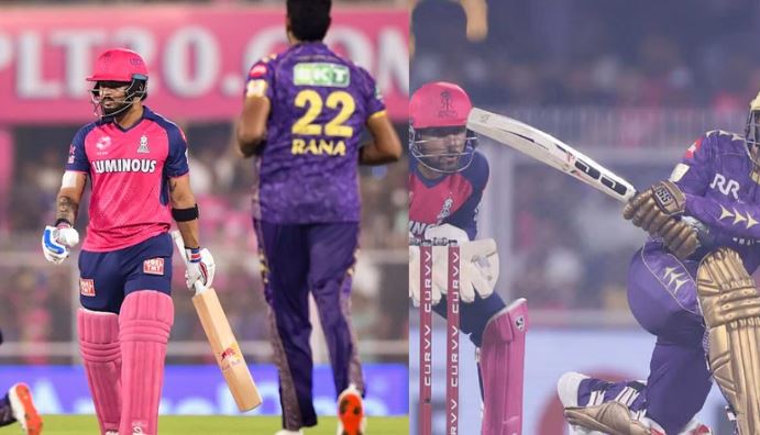 RR vs KKR Score: