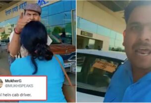 Cab Driver Aur Passenger Ka Airport Kalesh, Airport Par Cab Driver Se Bhida Passenger Video, Hindon Airport Par Cab Driver Ki Ladai Ka Video, Passenger Aur Cab Driver Ki Bahas Ka Viral Video,