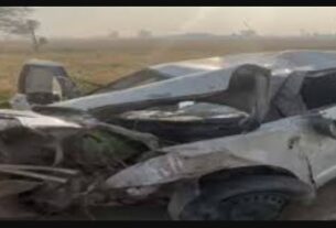 Yamuna Express-way, #MogaAccident, #RoadSafety, #CarCrash, #TrafficAccident, #TragicIncident, #RoadSafetyAwareness, #SafetyFirst, #CarCollision, #LossOfLife, #EmergencyResponse, #StaySafe, #AccidentNews, #MogaNews, #PublicSafety, #RoadAwareness,