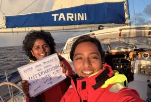 #INSVTarini, #IndianNavy, #HistoricCircumnavigation, #NavyPride, #MaritimeJourney, #SailingSuccess, #IndianNavyHistory, #TariniCrew, #NauticalAdventure, #ProudToBeIndian,