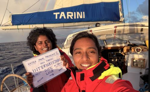 #INSVTarini, #IndianNavy, #HistoricCircumnavigation, #NavyPride, #MaritimeJourney, #SailingSuccess, #IndianNavyHistory, #TariniCrew, #NauticalAdventure, #ProudToBeIndian,