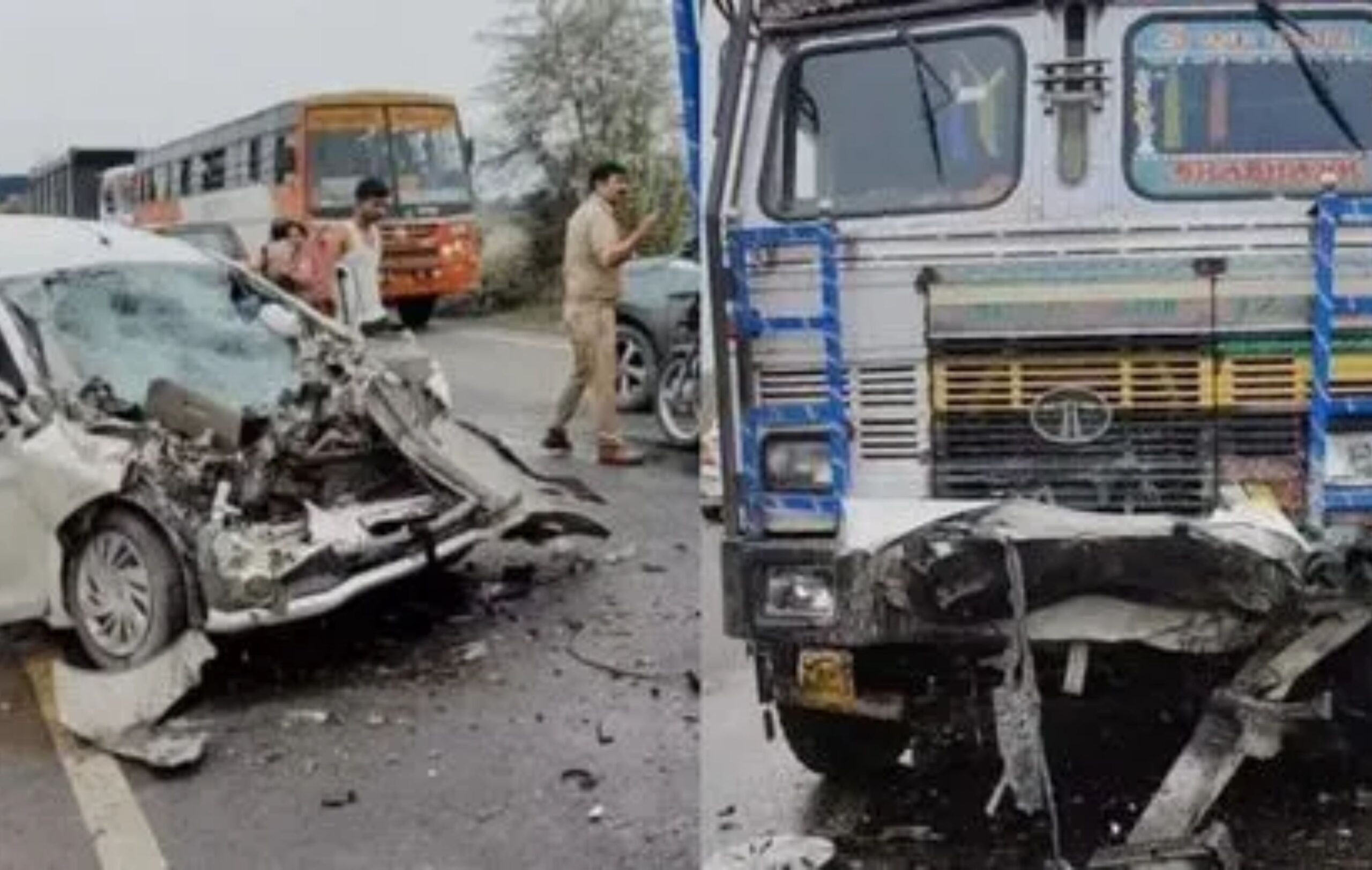 UP Accident: Fierce collision between SUV and truck... 4 dead, 3 injured, Barabanki road accident, 4 died in the accident, Barabanki news, UP news, Barabanki road accident, 4 died in the accident, Barabanki news, UP news