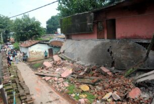 Jharkhand: A government school collapses in Ranchi
