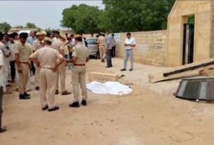 Rajasthan School Gate Collapse, Jaisalmer student death, school accident, dilapidated school gate, government school incident, teacher injured, school infrastructure negligence, Jaisalmer, Rajasthan, Pokhran, Poonam Nagar, Jaisalmer government school