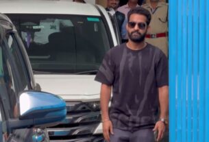 Jr NTR seen at Kalina airport, Mumbai, Maharashtra