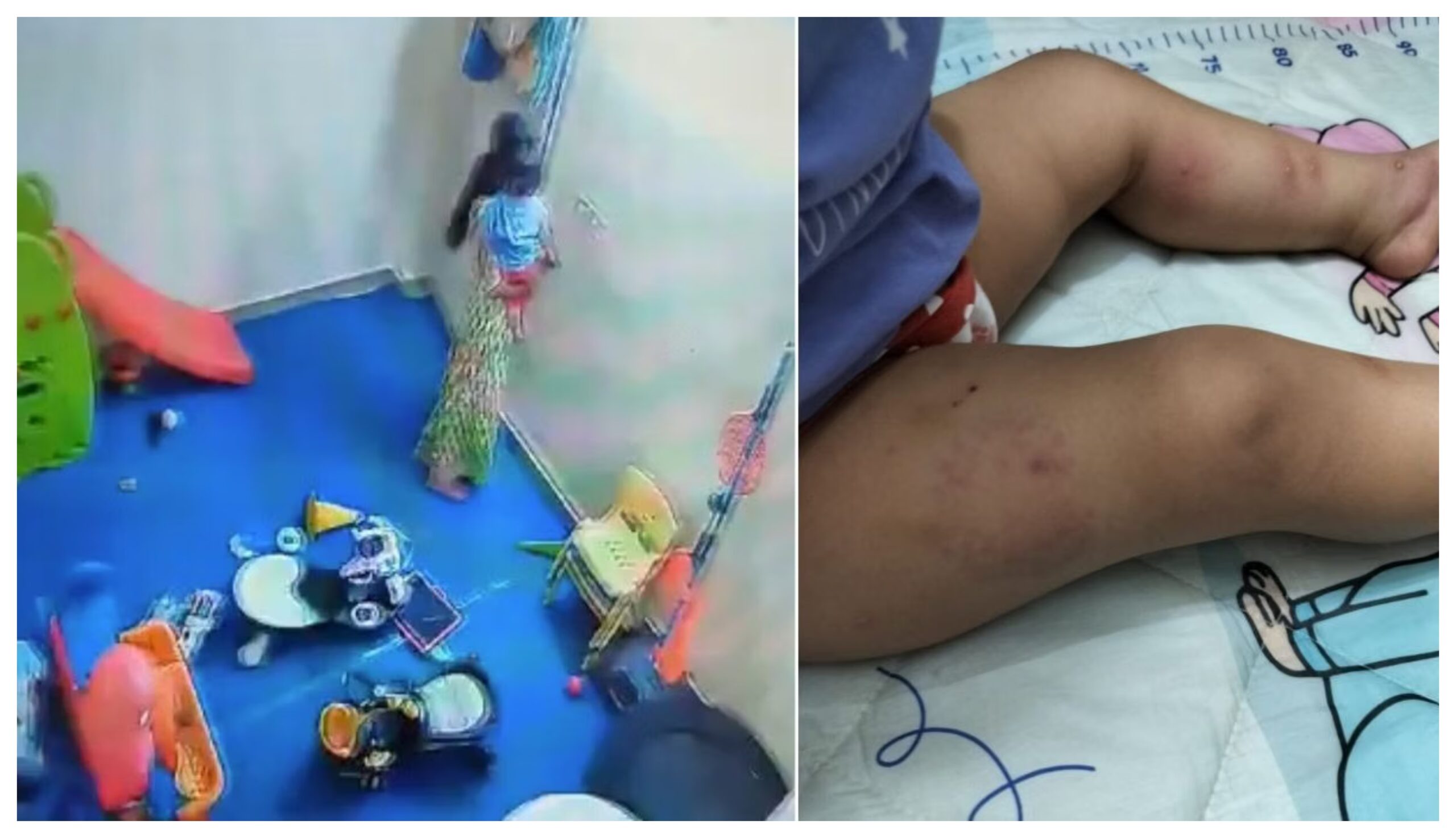 Noida: Shocking case of a day care center in Noida, video of a girl being beaten up goes viral