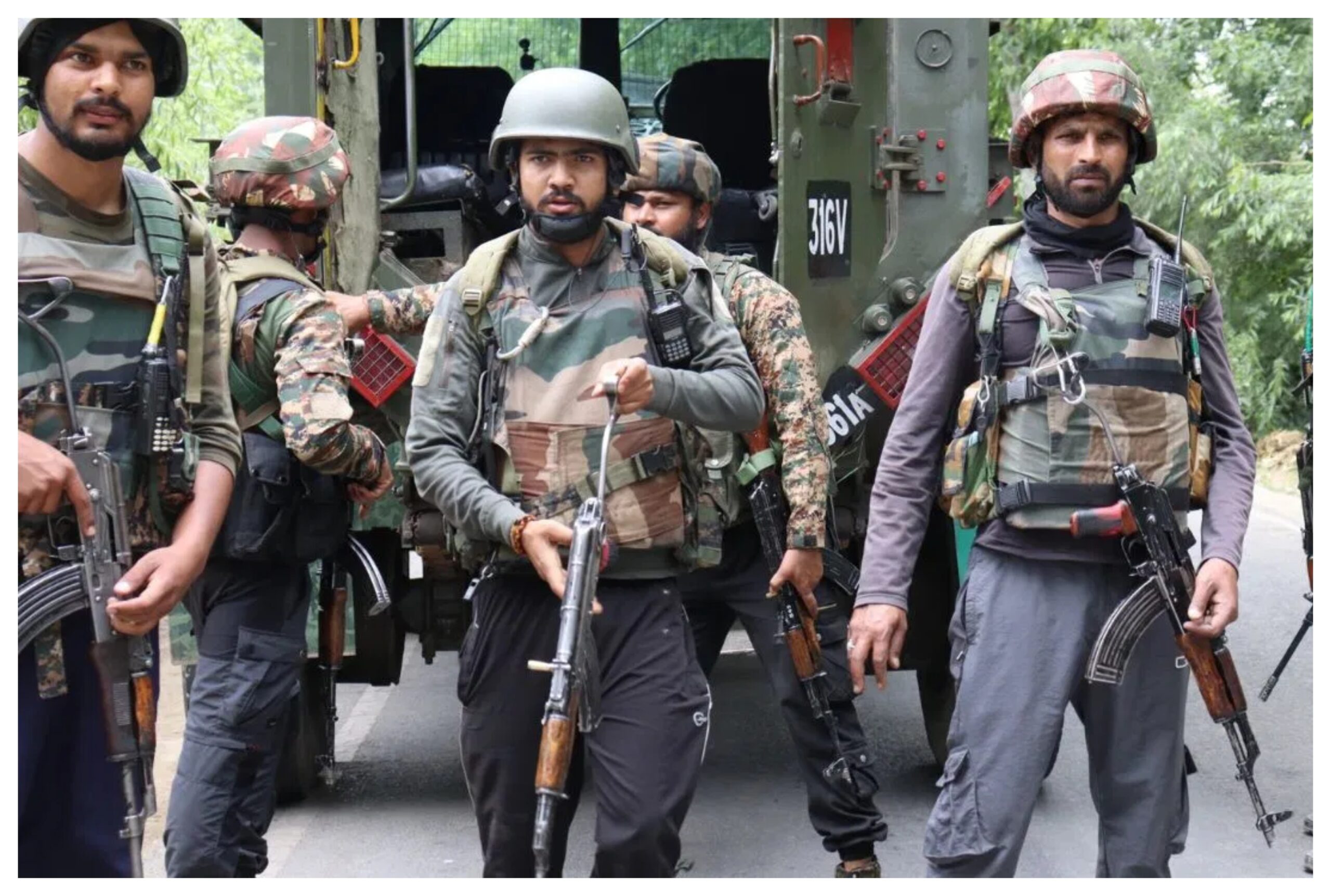 Jammu Kashmir: 4 security personnel injured in encounter with terrorists in Kulgam