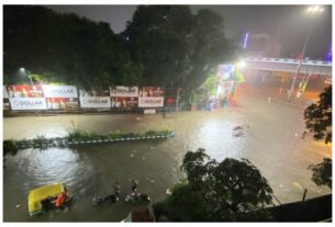 West Bengal: Heavy rains paralyze life in Kolkata, leaving many parts of the city submerged.