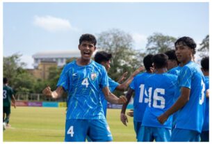 India-Pakistan: India defeated Pakistan 3-2 in a thrilling match of the SAFF Under-17 Championship.