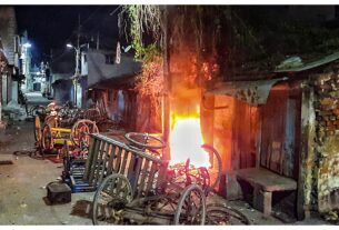 West Bengal: Security personnel deployed at West Midnapore railway station ahead of protest by tribal Kurmi community