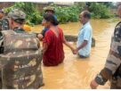 Manipur: Flash floods in Imphal after heavy rains, many people displaced