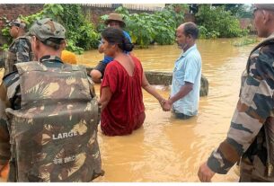 Manipur: Flash floods in Imphal after heavy rains, many people displaced