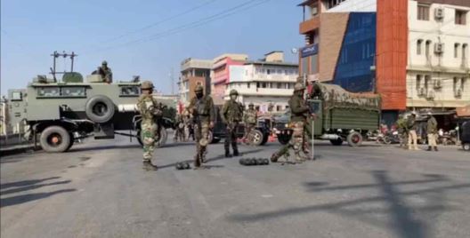 Kuki Community, Manipur, Kuki community, National Highway 2, CRPF, BSF, weapons surrender, peace agreement, conflict resolution, Northeast India, security forces"