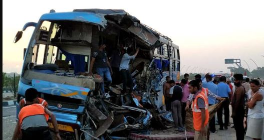 Lucknow Bus Accident, #RoadSafety, #PublicTransport, #AccidentNews, #LucknowNews, #SafetyFirst, #TragicIncident, #InjuryAwareness, #CommunitySupport, #EmergencyResponse,
