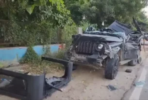 Gurugram Road Accident